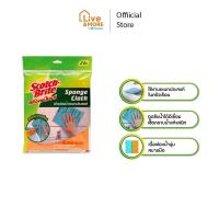 ราคา 3M Scotch Brite สก๊อตช์ ไบรต์ ผ้าฟองน้ำอเนกประสงค์ 1 แพ็ค บรรจุ 2 ชิ้น (21366655195)