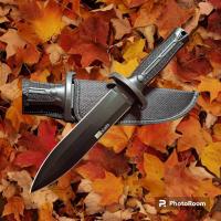 ราคา อุปกรณ์เดินป่า มีดพก มีดเดินป่า มีดใบตาย รุ่นME044 USA 2คม ใบดำ 29cm (21487953537)