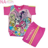 ราคา My Little Pony ชุดเซตเด็ก ลายลิขสิทธิ์แท้ ชุดเสื้อกางเกง ชุดเด็กผู้หญิงลาย โพนี่ My Little Pony จาก NADreams ชุดเด็กหญิง สีชมพู (8258956211)