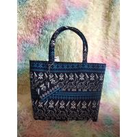 ราคา กระเป๋าผ้าไทยย้อมคราม (21517209350)