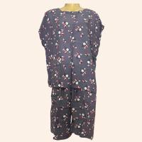 ราคา ชุดเสื้อคอกระเช้า เสื้อคอกระเช้า เสื้อคอกระเช้าลายดอก เสื้อคอกระเช้าผ้าเเมมเบิร์ด เสื้อคนเเก่ (20490396486)