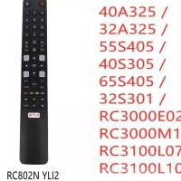 ราคา ใหม่ ของแท้ รีโมตคอนโทรล TCL RC802N YLI2 สําหรับ RCA TCL Smart TV 06 IRPT45 BRC802N Fernbedienung 40A325 32A325 55S405 40S305 65S405 32S301 RC3000E02 RC3000M13 RC3100L (19451592620)