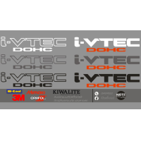 ราคา สติ๊กเกอร์ แต่งรถ I VTEC DOHC Hondaจำนวน1คู่ (17320054365)