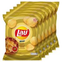 ราคา เลย์ส ร็อค หมึกย่างฮอทชิลลี 27 25 ก x 6 (21036839720)