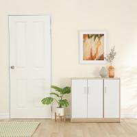 ราคา FURINBOX ตู้รองเท้า 3 บานเปิด รุ่นมินิโอ ขนาด 90 ซม (21474019921)