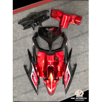 ราคา ชุดสี Honda Click110i สีดำแดง งานเทียม ฮอนด้าคลิก110i สีดำแดง (13564943705)