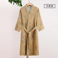 ราคา ชุดคลุมอาบน้ำสไตล์จีนแบบใหม่ชุดคลุมนอนผ้าสาลูผ้าฝ้ายแท้สำหรับผู้หญิงแบบใหม่สำหรับผู้ใหญ่ชุดนอนผู้ชายชุดคลุมอาบน้ำชุดคลุมอาบน้ำสำหรับว่ายน้ำซับน้ำสามารถสวมใส่ได้ (19979963333)