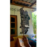 ราคา ฤาษีรูปหนังตะลุงเชิด ขนาด45ซ ม ทำจากหนังเเท้เพิ่มทักษะการเเสดงรูปแบบของทางใต้ หนังเเท้ (21386726898)