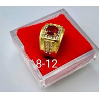 ราคา แหวนทอง 18K พลอยทับทิมสีแดงล้อมเพชร สวยสดใส ไม่ลอก ไม่ดำ ใช้ได้นานเป็นปี รับประกันคุณภาพ ใส่แล้วร่ำรวยๆ (21171295916)