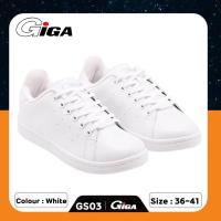 ราคา GIGA รองเท้าสนีกเกอร์ รุ่น GS03 สีขาว (21464518192)