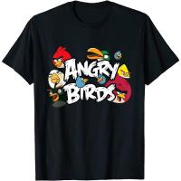 ราคา เสื้อยืดผ้าฝ้ายพรีเมี่ยม เสื้อยืด พิมพ์ลาย Angry Birds สไตล์คลาสสิก สําหรับผู้หญิง (17294725906)