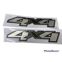 ราคา 4x4 สติกเกอร์ เชฟโรเลต โคโลราโด Chevrolet Colorado Sticker 1คู่ สีเทา สีดำ (17635003015)