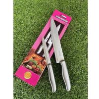 ราคา มีดทำครัว 1ชุด มี2เล่ม ใบมีดทำจากสแตนเลส Rhino Brand No 888B ความยาวใบมีดขนาดใหญ่ยาว 8นิ้ว ความยาวใบมีดรวมด้าม 12นิ้ว ความยาวใบมีดขนาดเล็กยาว 5นิ้ว ความยาวด้ามรวมใบมีดยาว 9นิ้ว (20670678896)