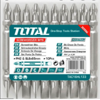 ราคา Total ดอกไขควง ปากแบน ปากแฉก 10 ชิ้นชุด รุ่น TAC16HL133 TAC16PH233 Screwdriver Bits ดอกไขควงลม (21514218806)