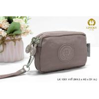 ราคา กระเป๋าผ้าLingkyคล้องมือใส่เหรียญใส่บัตรได้ 2ซิป ยาว 4 5นิ้วใบเล็ก 1001 ใส่มือถือไม่ได้ (21517461383)