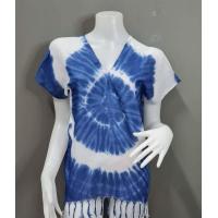 ราคา เสื้อมัดย้อมทรงคอกะเหรี่ยง วีหน้าวีหลัง (11263519779)