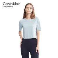 ราคา CALVIN KLEIN เสื้อยืดแขนสั้นผู้หญิง CK Performance ทรง Boxy รุ่น 4WS3K108 020 สี Light blue (20887282965)