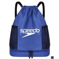 ราคา ใหม่ Speedo Speed Ratio เต่าแห้งเปียกแยกชุดว่ายน้ำ Drawstring กระเป๋าเป้สะพายหลังกันน้ำสายรัดปากถุงชายหาด สองชั้น (21431409059)