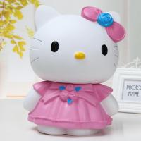 ราคา HelloKitty กระปุกออมสินขนาดใหญ่มากกระปุกออมสินสร้างสรรค์น่ารักสำหรับเด็กของขวัญวันเกิดผู้หญิงพิมพ์ได้ LG (6550836036)