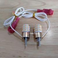 ราคา ไฟหรี่เลี้ยว LED T10 ขั่วเสียบ DC12V จำนวน 1 คู่ ไม่ต้องใช้กล่องควบคุม ไม่ต้องตัดต่อสายไฟ ของมันต้องมี (11783503782)