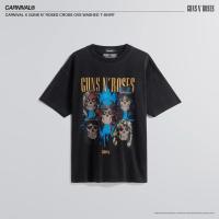 ราคา BAND TSHIRT เสื้อยืด CARNIVAL x Guns N Roses ชายและหญิงแขนสั้น (21559491577)