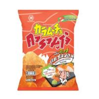 ราคา คารามูโจ้ แผ่นเรียบ กลิ่น สไปซี่ซูชิแซลม่อน 40 กรัม x 4 ห่อ (20039951310)