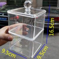 ราคา กล่องใส่สำลีคริสตัลคุณภาพสูงกล่องใส่สำลีแต่งหน้าอะคริลิคแบบฝาพับกล่องเก็บลิปสติกเครื่องสำอางค์กล่องใส่สำลีล้างเครื่องสำอาง (18074721530)