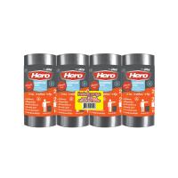 ราคา HERO ถุงขยะม้วนสีเทาและสีดำมาตรฐาน แพ็ค 4 มี 2 ขนาด 2 สี (21560680239)