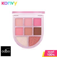 ราคา ODBO Romance Mood Eye Palette 6g โอดีบีโอ พาเลทอายแชโดว์ 8 เฉดสี (21428211241)