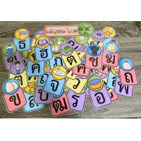 ราคา สื่อตกแต่งชั้นเรียน สื่อการสอน พยัญชนะไทย44ตัว (20572600640)