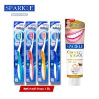 ราคา SPARKLE ULTRA HIGH DENSITY WHITE TOOTHBRUSH SPARKLE COFFEE TEA DRINKERS WHITENING TOOTHPASTE 90G (21542418147)