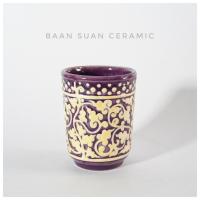 ราคา ชุดกาแฟ แก้วน้ำ แก้วมัค เซรามิค แก้วเซรามิค ลายไทย ไม่มีหู ขนาด8ออนซ์ ceramic (7882992439)