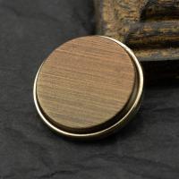 ราคา กระดุมโลหะเรซินสีกาแฟเสื้อสูทเสื้อไหมพรมเสื้อกันลมเสื้อโค้ทสีดำสีเทาขอบทองไล่ระดับกระดุมสูงแบน (13801823415)