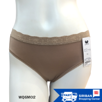 ราคา Wacoal Panty รุ่น WQ6M02 size XL XXL กางเกงในขอบลูกไม้เอวต่ำ (15375045485)