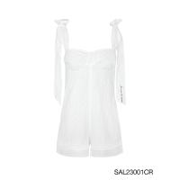 ราคา SABINA JANESUDA x SABINA ชุดเพลย์สูท Peony รหัส SAL23001 สีขาว (21395399612)