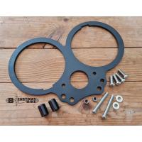 ราคา ขายึดไมล์คู่สั้น พร้อมรูยึดสวิตช์กุญแจ สำหรับ Triumph Bonneville T100 Thruxton900 Scrambler900 ถึงปี 15 Dual flat gauge with IG (18023420896)