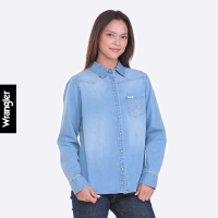 ราคา WRANGLER เสื้อเชิ้ตแขนยาวผู้หญิง ทรง REGULAR รุ่น WR S623WSHLS57 แรงเลอร์ เสื้อเชิ้ตแขนยาว เสื้อผ้าผู้หญิง (19913852778)