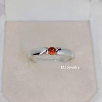 ราคา แหวนพลอยเพทายขาว พลอยแท้เงินแท้ 925 จิวเวลรี่จากจันทบุรี (21311203439)