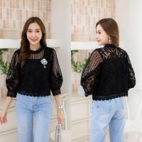 ราคา Forget me not เสื้อลูกไม้แฟชั่น งานสวย (21085023421)