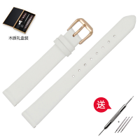 ราคา สายนาฬิกาหนังแท้เหมาะสำหรับ CK ELLE หน้าปัดเล็ก JULIUS ฟอสซิล CITIZEN สายรัดข้อมือหญิง6 8 10 12มม (10765685960)