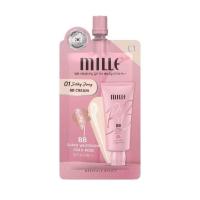 ราคา MILLE มิลเล่ บีบีครีม ซุปเปอร์ ไวท์เทนนิ่ง โกลด์ โรส MILLE SUPER WHITENING GOLD ROSE BB CREAM SPF30 แบบซอง 6g แบบกล่อง 6 ซอง (20698620721)