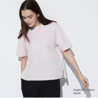 ราคา Uniqlo เสื้อยืดผู้หญิงแขนสั้น เนื้อผ้าแอริซึ่ม AIRism (21105951793)