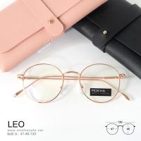 ราคา MOKHA กรอบแว่นรุ่น LEO กรอบแว่น โลหะ แว่นตาทรงกลม แว่นวินเทจ (16457846086)