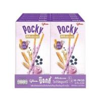 ราคา กูลิโกะป๊อกกี้โฮลซัม รสช็อกโกแลตและอัลมอนด์ รสโยเกิร์ตบลูเบอร์รี่ 36 กรัม แพ็ก 10 ชิ้น (19577515094)