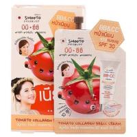 ราคา สมูทโตะ โทเมโท คอลลาเจน บีบี แอนด์ ซีซี ซันสกรีน ครีม BB CC สูตรใหม่ เนียนใส x3 คุมมัน ทั้งวัน กล่อง 6 ซอง (21230273444)