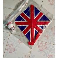 ราคา ว่าวปักเป้าลายธงชาติต่างๆ พร้อมหางคละสี และเชือก1ม้วน ขึ้นจริง (14514205683)