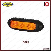 ราคา ไฟสัญญาณ LED 3 เม็ด 9V 36V 12V 24V สีแดง ส้ม น้ำเงิน ขาว เขียว ไฟติดรถ กันน้ำ กันฝุ่น IP67 ตราเพชร DIAMOND (20547067370)