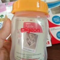 ราคา ขวดเก็บน้ำนม pigeon มีขนาด 5 กับ 8 oz คอกว้าง ขวดแท้100 (21446630718)