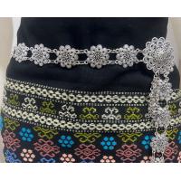 ราคา เข็มขัดเงินรมดำ สีทอง ต่อดอกใส่กับชุดไทยสวยๆ ยาว50นิ้ว (20097344966)