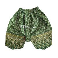 ราคา กางเกงโจงกระเบนเด็ก ผ้าพิมพ์ทอง กางเกงลายไทยเด็ก กางเกงชุดไทย สำหรับเด็ก 1 4 ขวบ (19606540564)